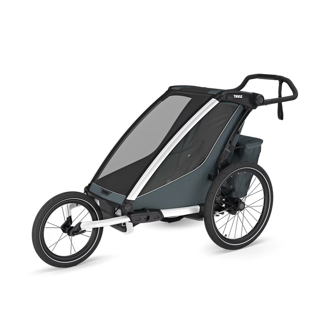 Thule Chariot Cross2 - Dark Slate-Strollers-Dark Slate-Single | Natural Baby Shower