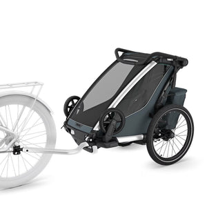 Thule Chariot Cross2 - Dark Slate-Strollers-Dark Slate-Single | Natural Baby Shower
