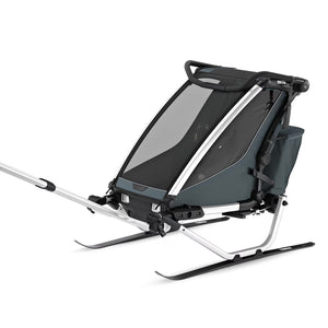 Thule Chariot Cross2 - Dark Slate-Strollers-Dark Slate-Single | Natural Baby Shower