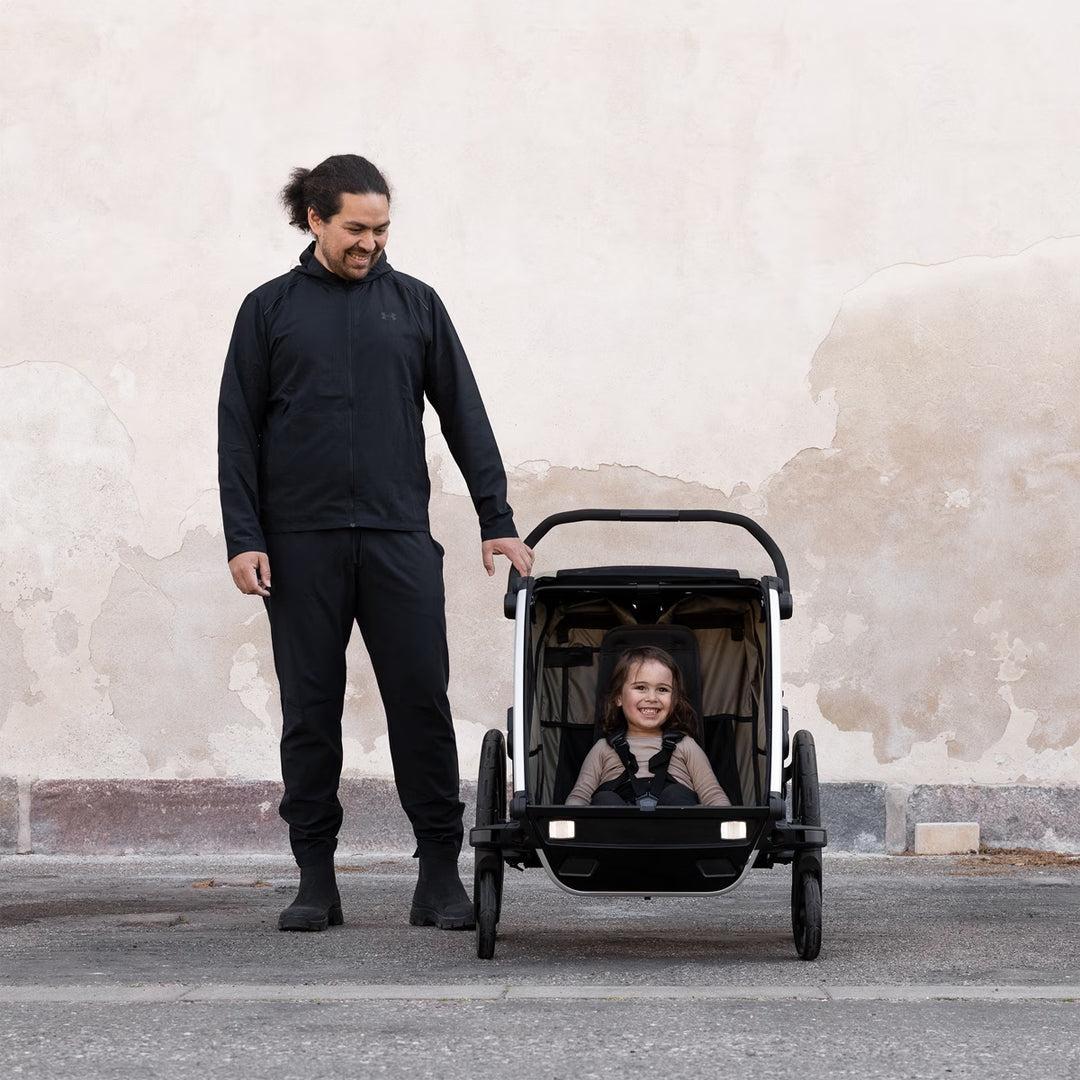 Thule Chariot Cross2 - Dark Slate-Strollers-Dark Slate-Single | Natural Baby Shower