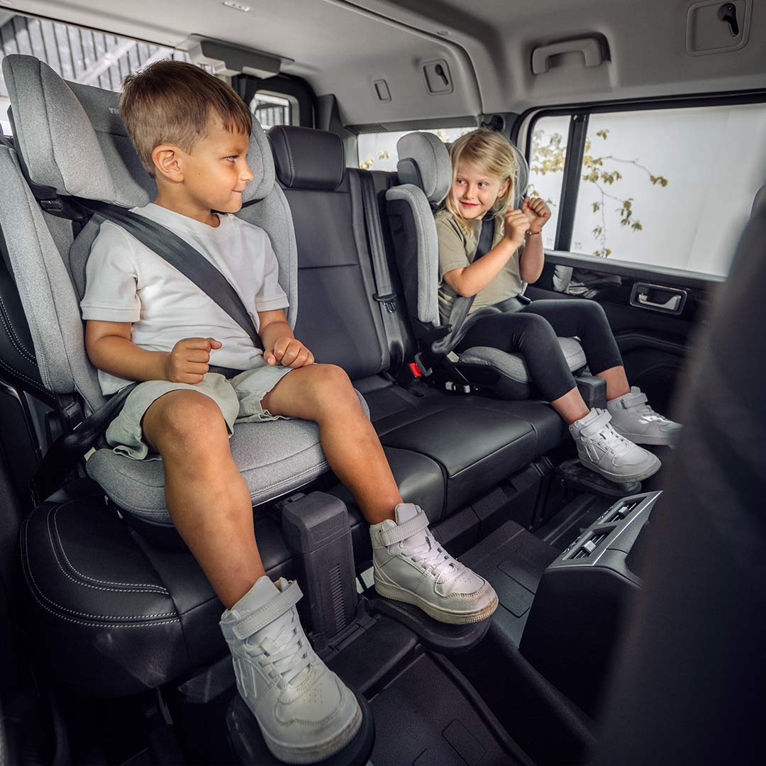 Thule Palm Booster Seat - Mid Grey-Car Seats-Mid Grey- | Natural Baby Shower