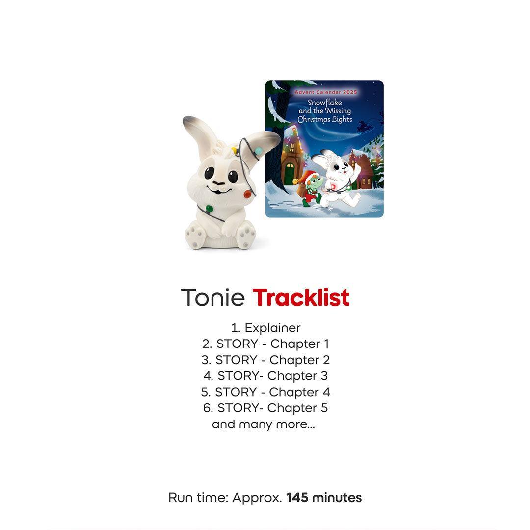 Tonies Advent Calendar 2025: Snowflake and the Missing Christmas Lights-Audio Player Cards + Characters- | Natural Baby Shower