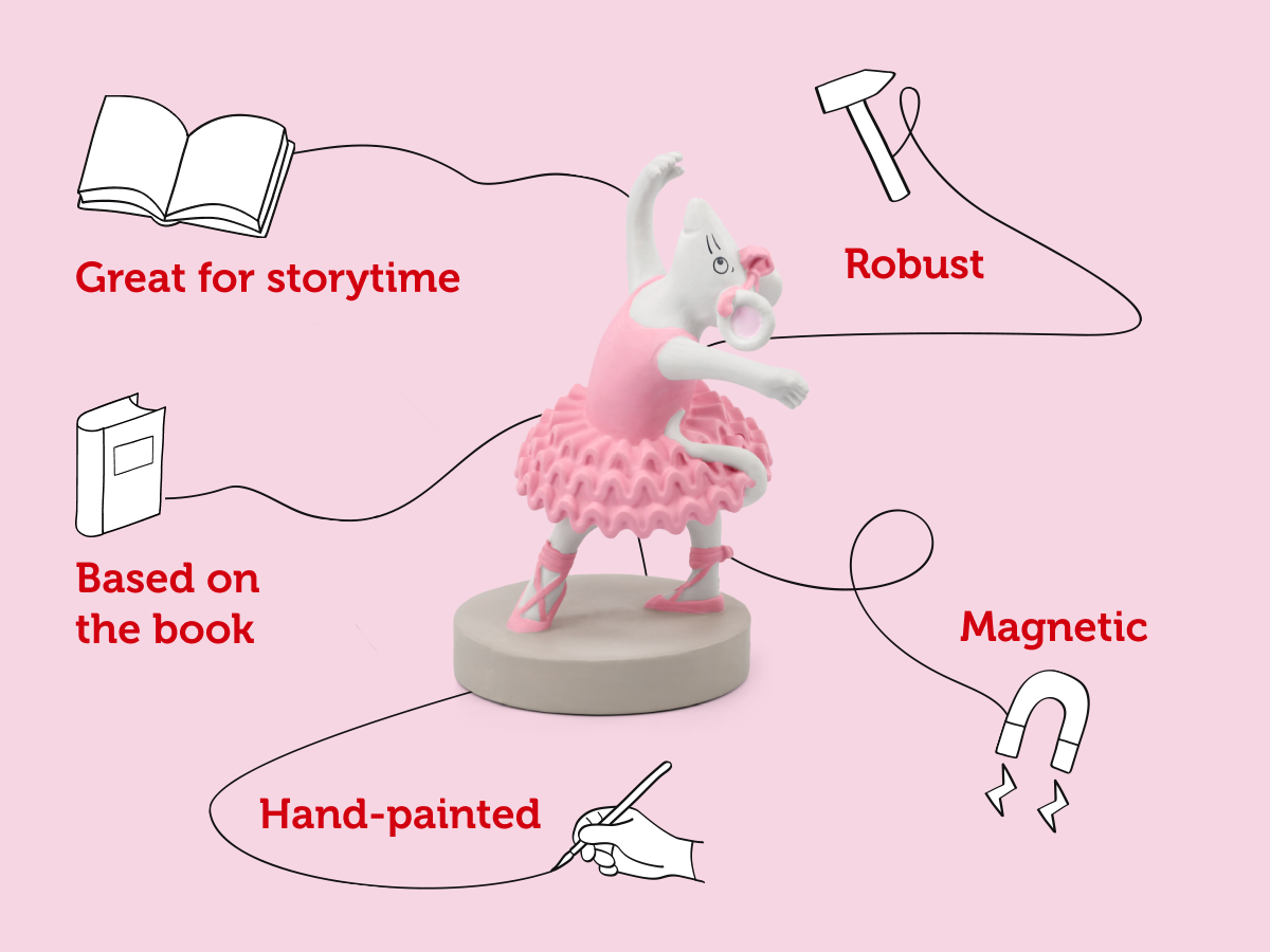 Tonies - أنجلينا باليرينا شخصية صوتية باللغة الإنجليزية