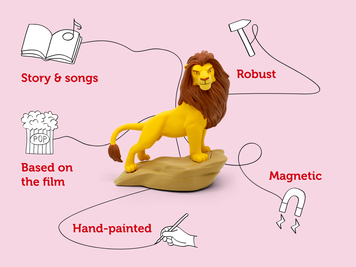 Tonies - ديزني كلاسيكيات الأسد الملك شخصية صوتية باللغة الإنجليزية