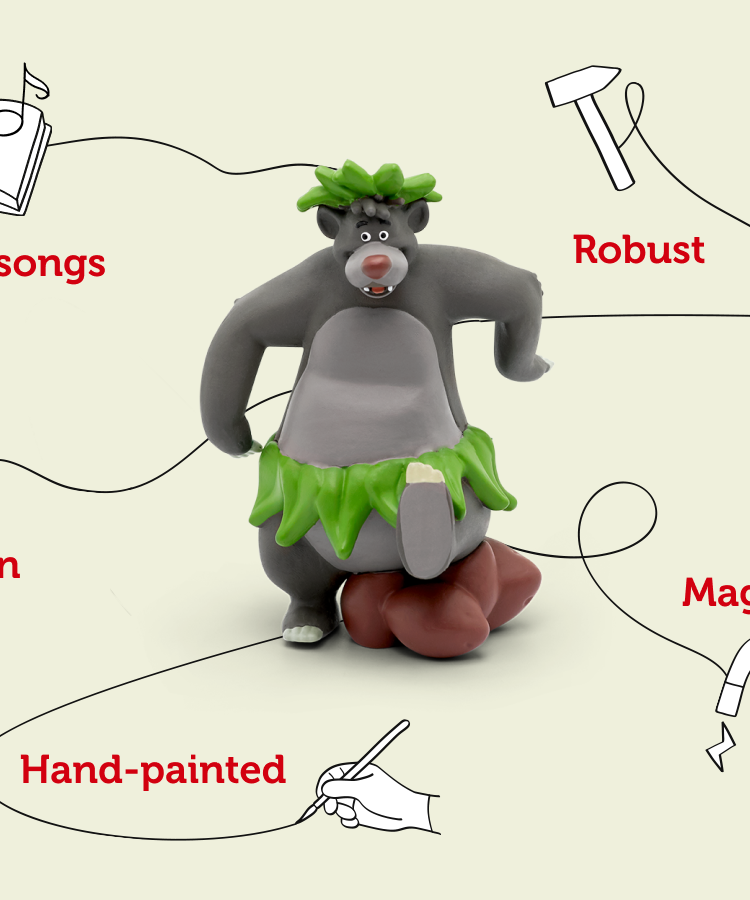 Tonies - ديزني شخصية صوتية باللغة الإنجليزية من كتاب الغابة