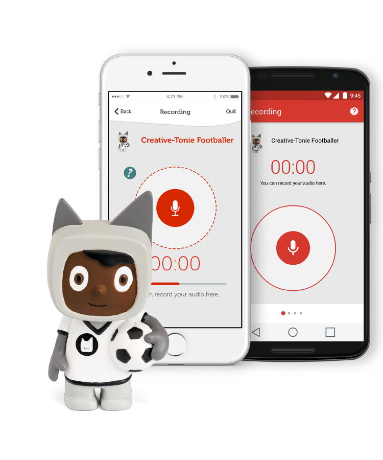 Tonies - شخصية تسجيل صوتي إبداعية للاعب كرة القدم