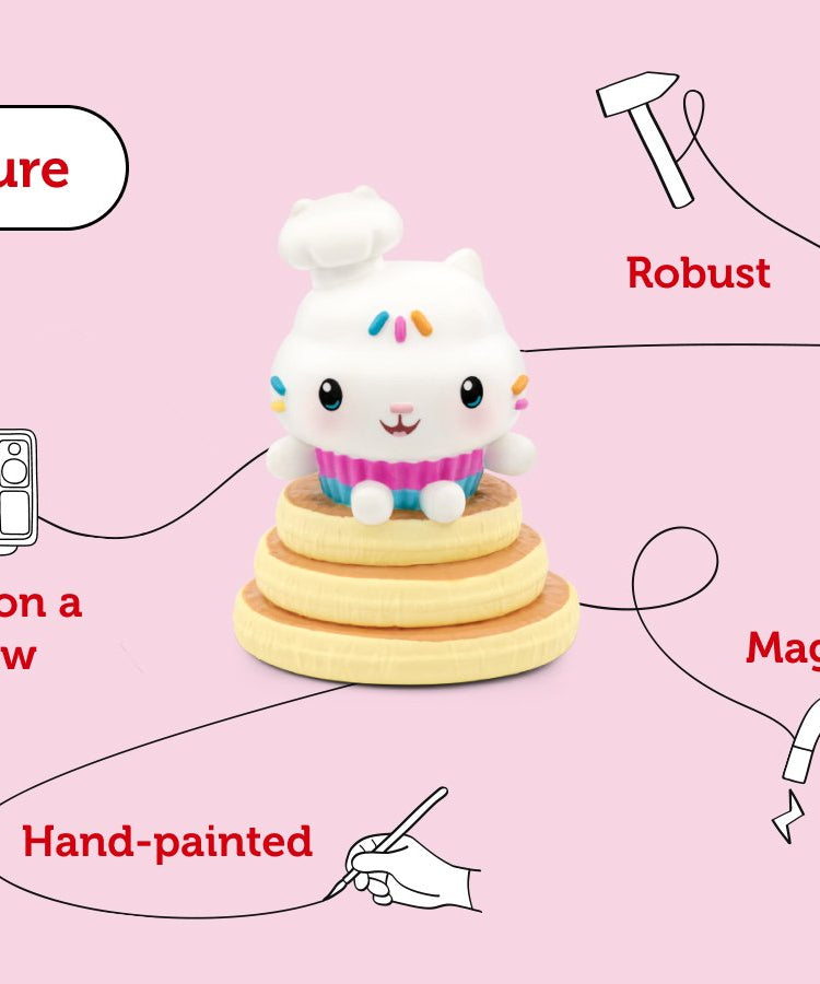 Tonies - دمية غابي بيت الدمى شخصية كاكي القط الناطقة بالإنجليزية