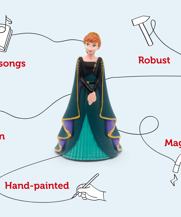 Tonies - شخصية صوتية ثنائية اللغة لفيلم ديزني "ملكة الثلج 2" باللغة الإنجليزية