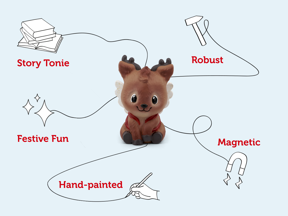 Tonies - تمثال صوتي باللغة الإنجليزية لرغبة عيد الميلاد لظبي صغير