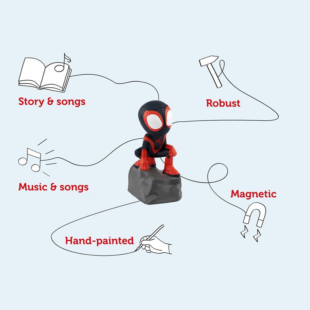 Tonies Marvel Spider-Man - Miles Morales-Audio Player Cards + Characters- | Natural Baby Shower