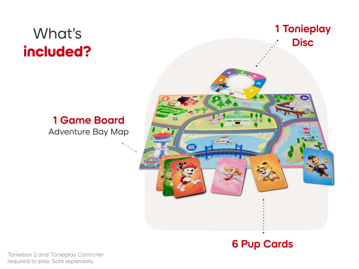 Tonies - دورية الأقدام: أبطال الإنقاذ لعبة Toniebox 2 باللغة الإنجليزية