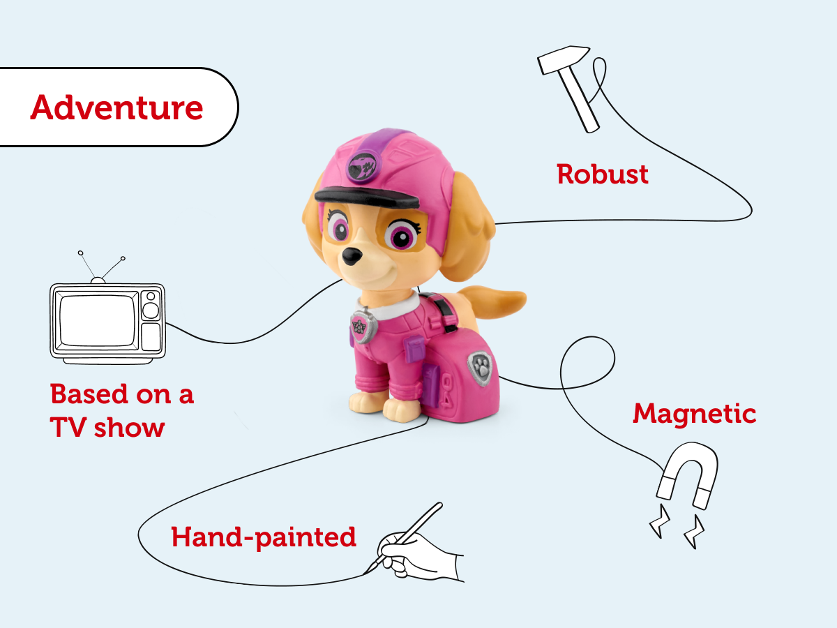 Tonies - Paw Patrol Orman Yavruları: Skye İngilizce Sesli Figürü