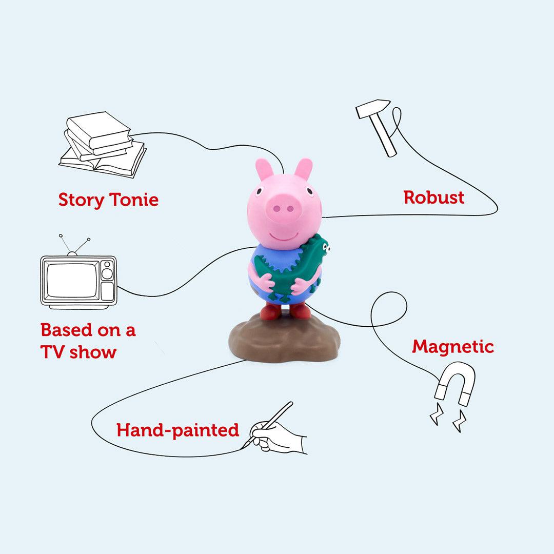 Tonies Peppa Pig: George Pig-Audio Player Cards + Characters- | Natural Baby Shower