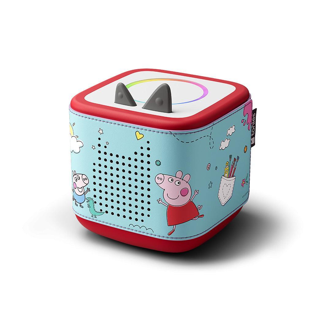 Tonies Peppa Pig Toniebox 2 Sleeve-Audio Player Accessories- | Natural Baby Shower
