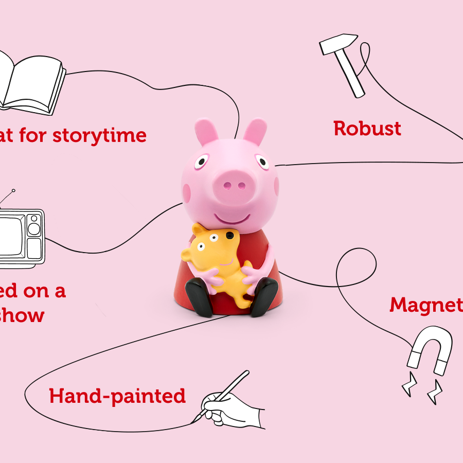 Tonies - شخصية بيبا بيغ الناطقة بالإنجليزية على الطريق