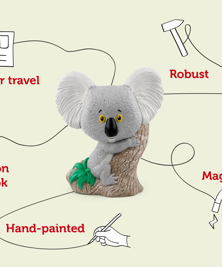 Tonies - سلسلة Rachel Bright تمكّن الكوالا تمثال صوتي باللغة الإنجليزية