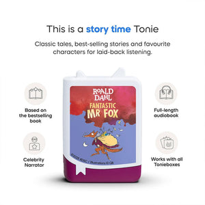 Tonies Roald Dahl - Fantastic Mr Fox-Audio Player Cards + Characters- | Natural Baby Shower