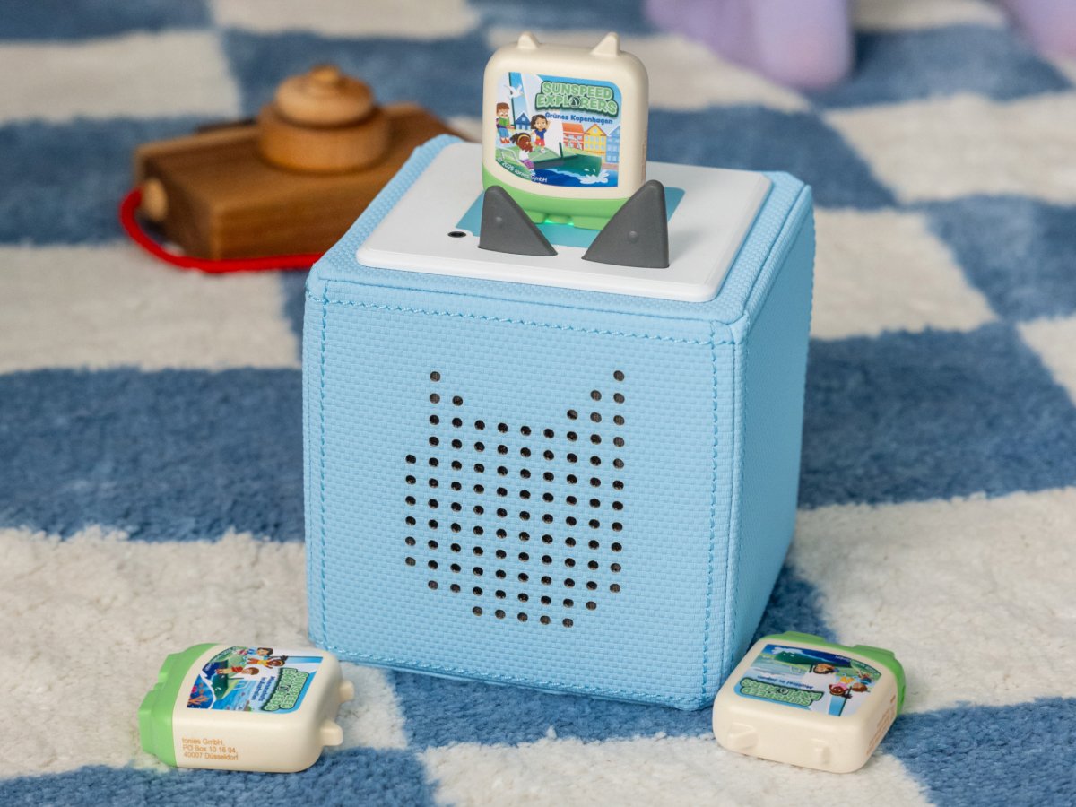 Tonies - مجموعة 4 قطع من مستكشفي Sunspeed مع شخصيات صوتية باللغة الإنجليزية