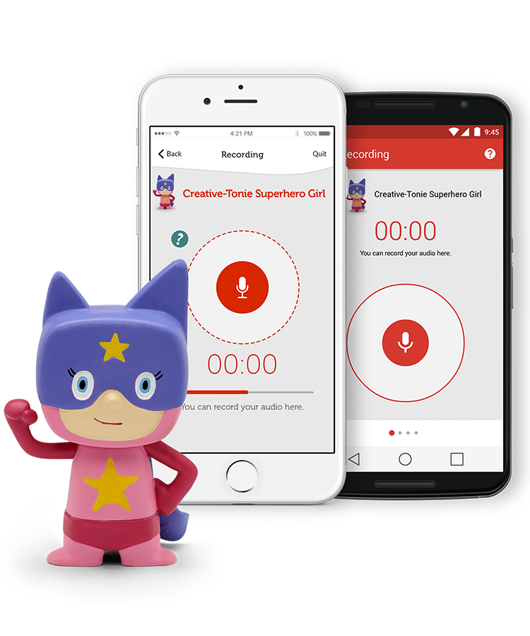 Tonies - شخصية تسجيل صوتي إبداعية للبنت البطلة الخارقة