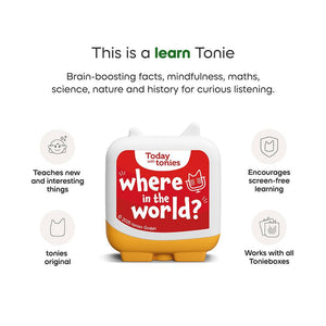 Today with Tonies: Where in the World?-Audio Player Cards + Characters- | Natural Baby Shower