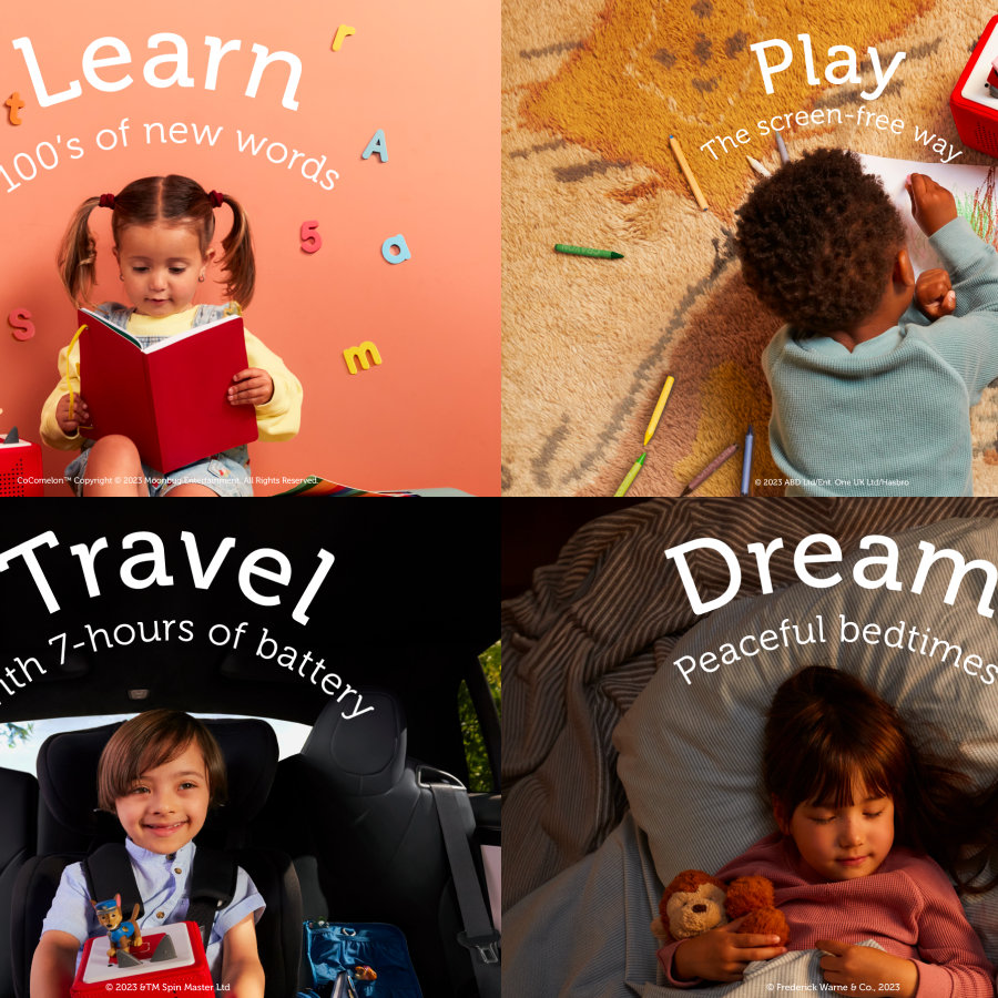 Tonies - Toniebox 1 صندوق مجموعة البداية الأحمر