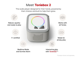 Tonies -  Toniebox 2 Gri Başlangıç Seti Kutusu