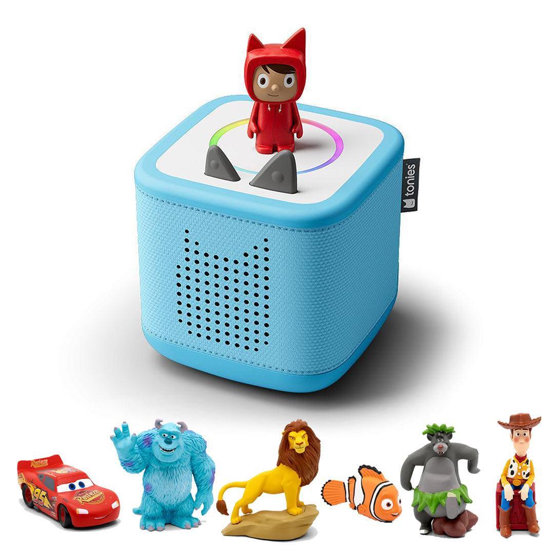 Tonies Toniebox 2 Bundle - Disney Favourites (7pc)-Audio Players-Blue- | Natural Baby Shower