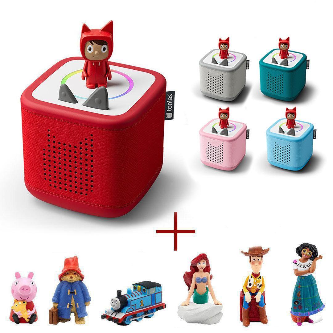 Tonies Toniebox 2 Starter Bundle | Create your Own (7pc)-Audio Players- | Natural Baby Shower