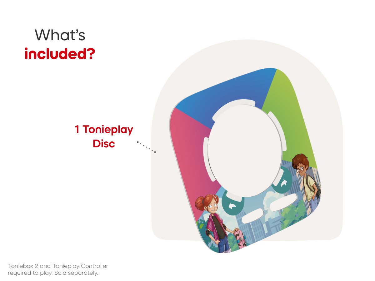 Tonies - Tonieplay لعبة Toniebox2 الإنجليزية الغامضة Mavericks