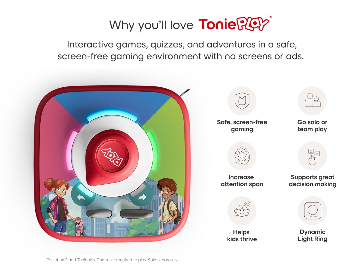 Tonies - Tonieplay لعبة Toniebox2 الإنجليزية الغامضة Mavericks