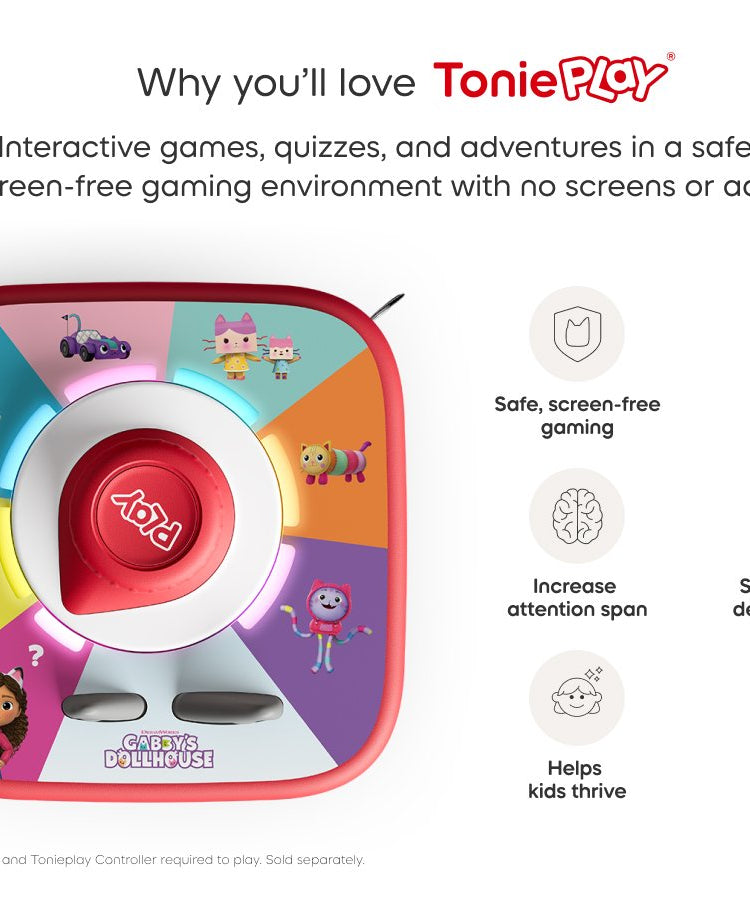 Tonies - Tonieplay أكاديمية الزمن لعبة Toniebox2 الإنجليزية