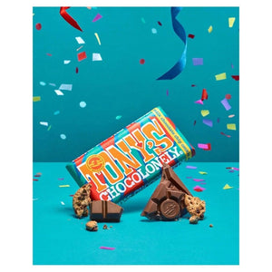 Tonys Chocolonely - Sütlü Kurabiye Parçalı Çikolata 180Gr