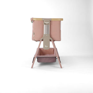 Tutti Bambini Cozee Air 2 Bedside Crib - Drifted Oak / Blush-Cribs-Drifted Oak / Blush- | Natural Baby Shower