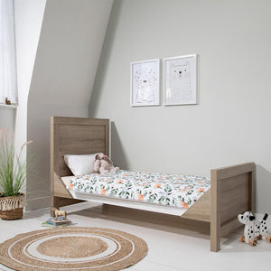 Tutti Bambini Modena 3 in 1 Cot Bed - White/Oak-Cot Beds-White/Oak-Without Mattress | Natural Baby Shower
