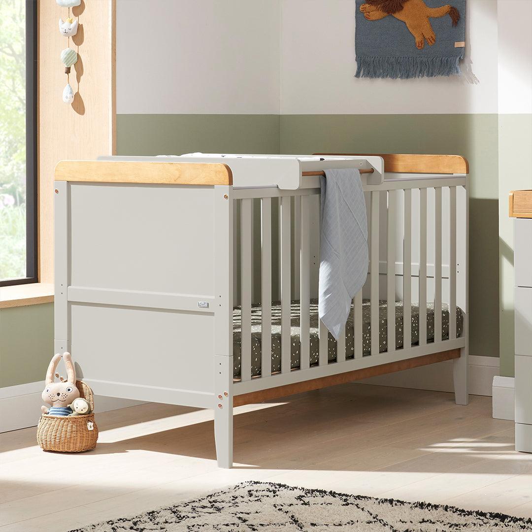 Tutti Bambini Rio 2pc Room Set - Dove Grey/Honey Oak-Nursery Sets-Dove Grey/Honey Oak- | Natural Baby Shower