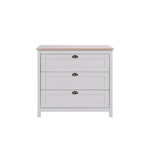 Tutti Bambini Verona 2 Piece Room Set - Dove Grey/Oak-Nursery Sets-Dove Grey/Oak-No Mattress | Natural Baby Shower