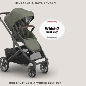 UPPAbaby CRUZ V3 Pushchair - Evelyn-Strollers-Evelyn-Without Bassinet | Natural Baby Shower