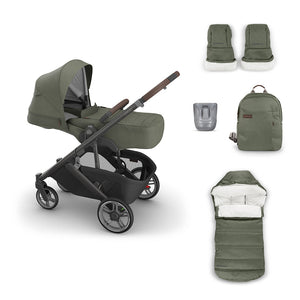 UPPAbaby CRUZ V3 Pushchair + Accessory Pack Bundle-Stroller Bundles-Evelyn- | Natural Baby Shower