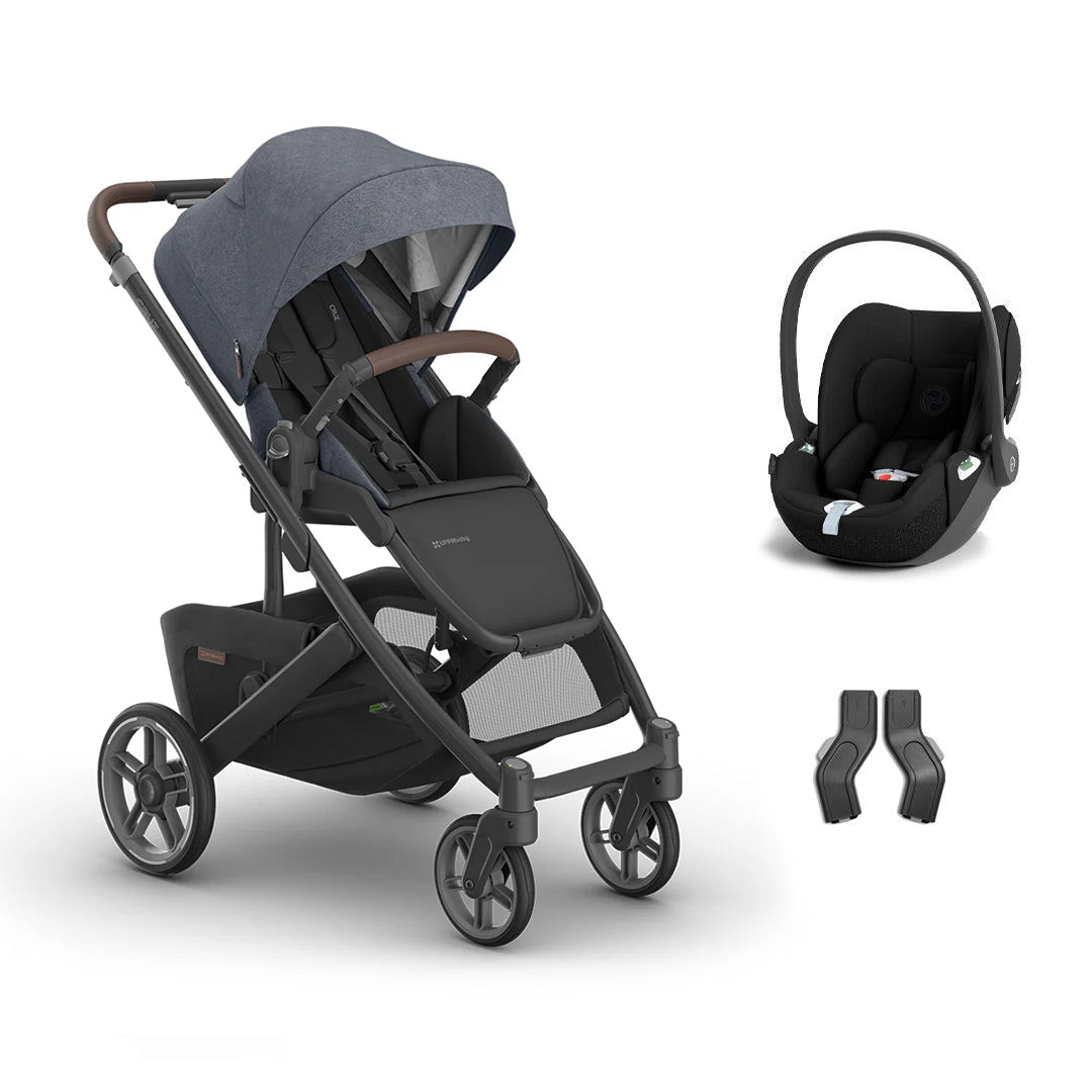 UPPAbaby CRUZ V3 + Cloud T Travel System-Travel Systems-Julian-Without Base | Natural Baby Shower