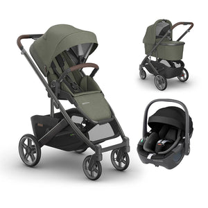 UPPAbaby CRUZ V3 + Pebble 360 Travel System-Travel Systems-Evelyn-With Bassinet | Natural Baby Shower