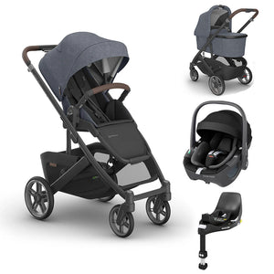 UPPAbaby CRUZ V3 + Pebble 360 Travel System-Travel Systems-Julian-With Bassinet | Natural Baby Shower