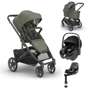 UPPAbaby CRUZ V3 + Pebble 360 Travel System-Travel Systems-Evelyn-With Bassinet | Natural Baby Shower