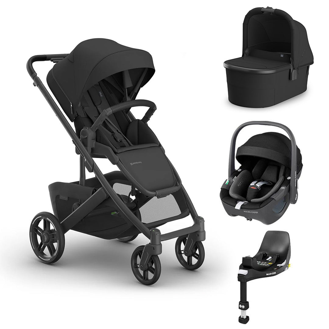 UPPAbaby CRUZ V3 + Pebble 360 Travel System-Travel Systems-Jake-With Bassinet | Natural Baby Shower