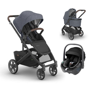 UPPAbaby CRUZ V3 + Pebble 360 Travel System-Travel Systems-Julian-With Bassinet | Natural Baby Shower