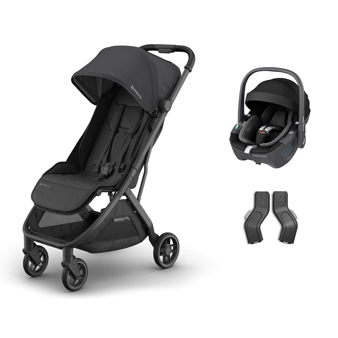 UPPAbaby MINU V3 Maxi-Cosi Travel System-Travel Systems-Jake-Pebble 360 | Natural Baby Shower