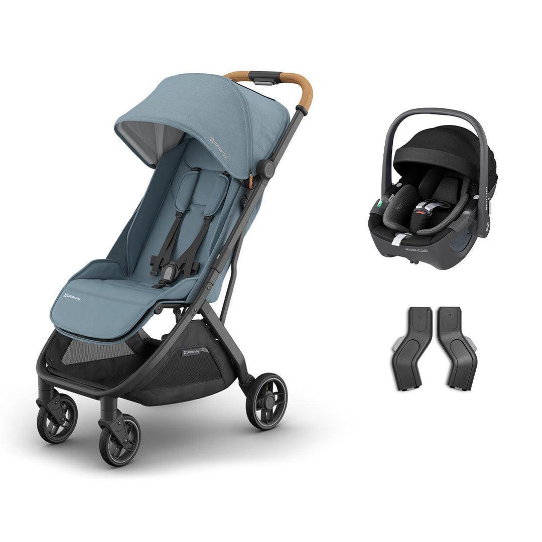 UPPAbaby MINU V3 Maxi-Cosi Travel System-Travel Systems-Dillan-Pebble 360 | Natural Baby Shower