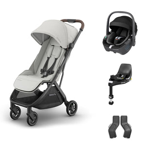 UPPAbaby MINU V3 Maxi-Cosi Travel System-Travel Systems-Savannah-Pebble 360 | Natural Baby Shower