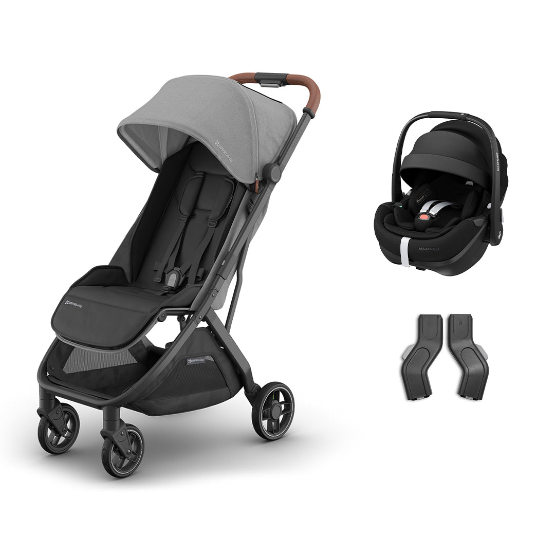 UPPAbaby MINU V3 Maxi-Cosi Travel System-Travel Systems-Greyson-Pebble 360 Pro 2 | Natural Baby Shower