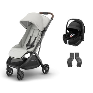 UPPAbaby MINU V3 Maxi-Cosi Travel System-Travel Systems-Savannah-Pebble 360 Pro 2 | Natural Baby Shower