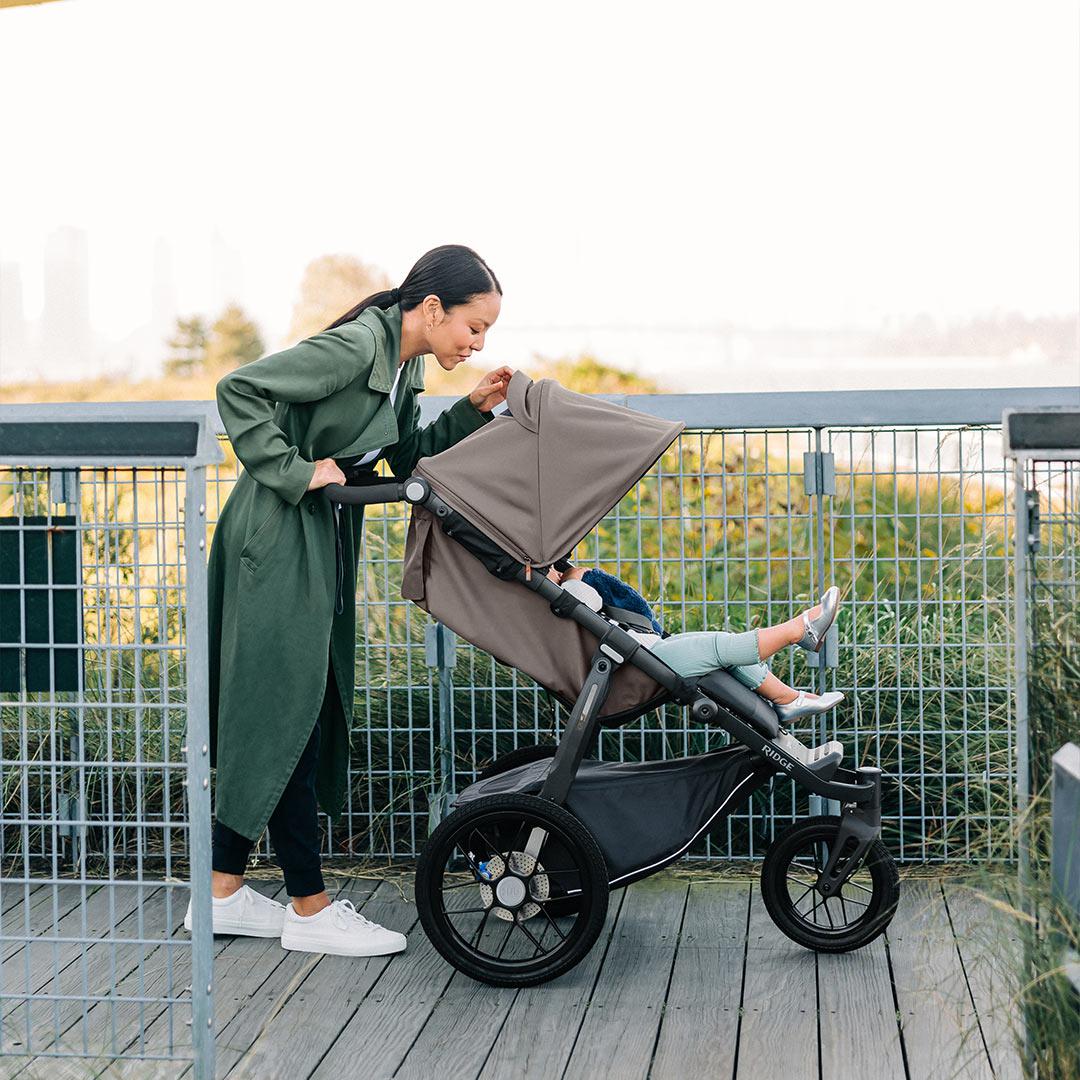 UPPABaby RIDGE + Pebble 360 Pro Travel System - Theo-Travel Systems-No Base- | Natural Baby Shower